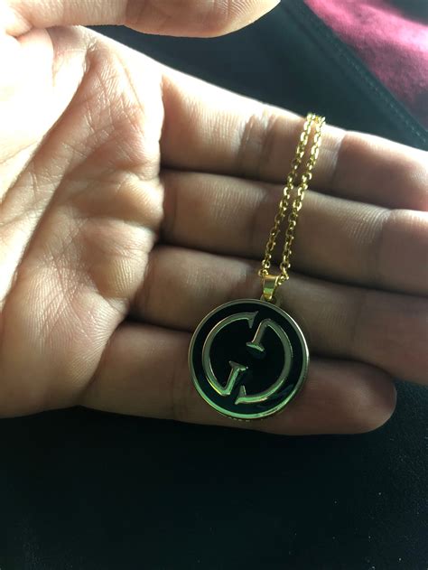 authentic gucci necklace|vintage Gucci necklace.